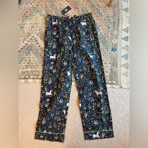 NWT Printfresh pajama bottoms unicorn print size M